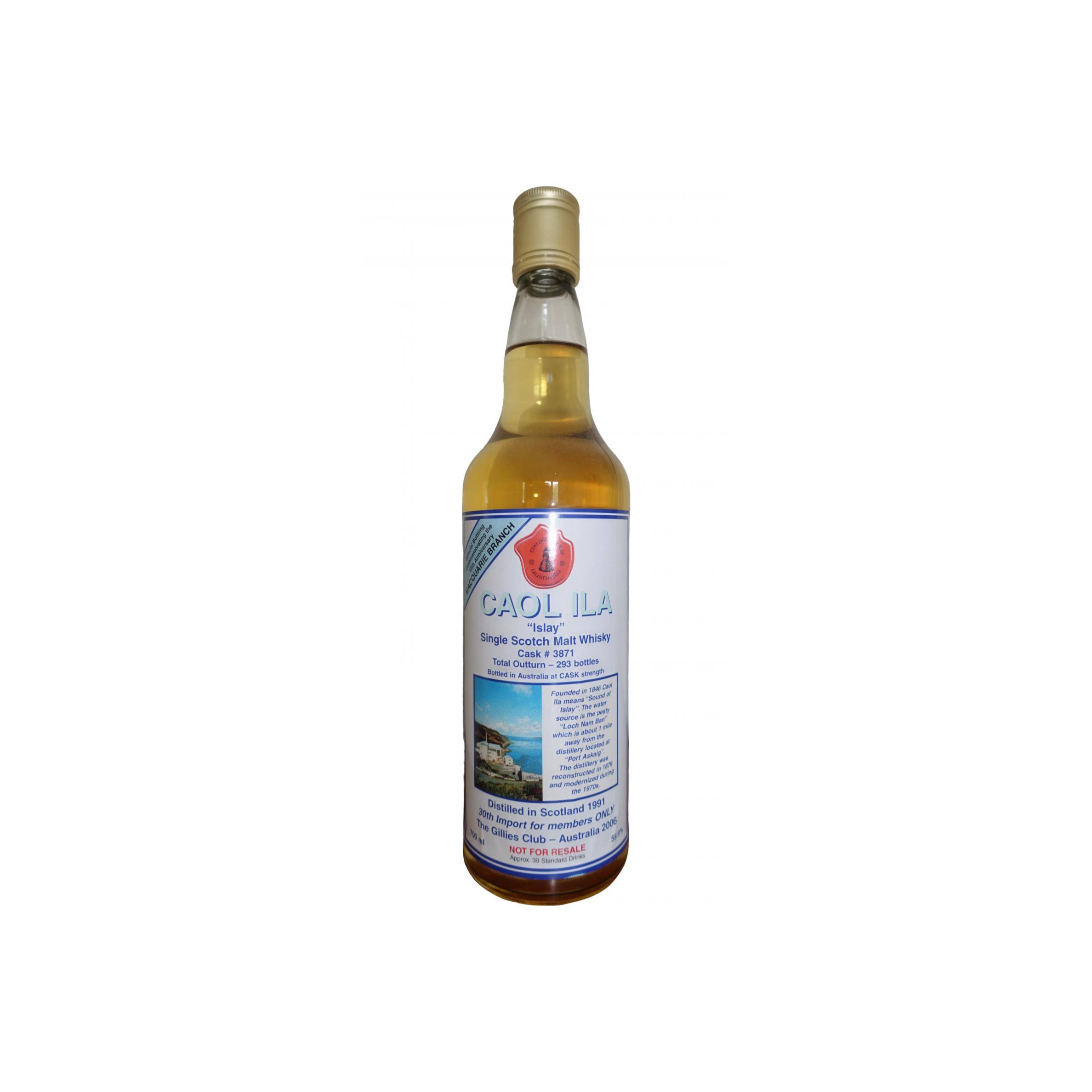 Caol Ila 1991 15 Years Single Malt Whisky