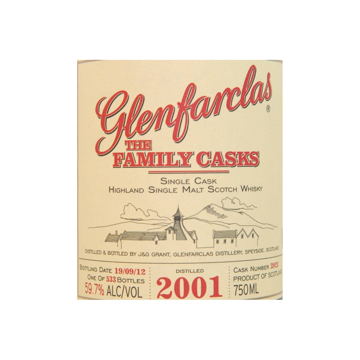 Glenfarclas 2001 11 Years Single Malt Whisky 2