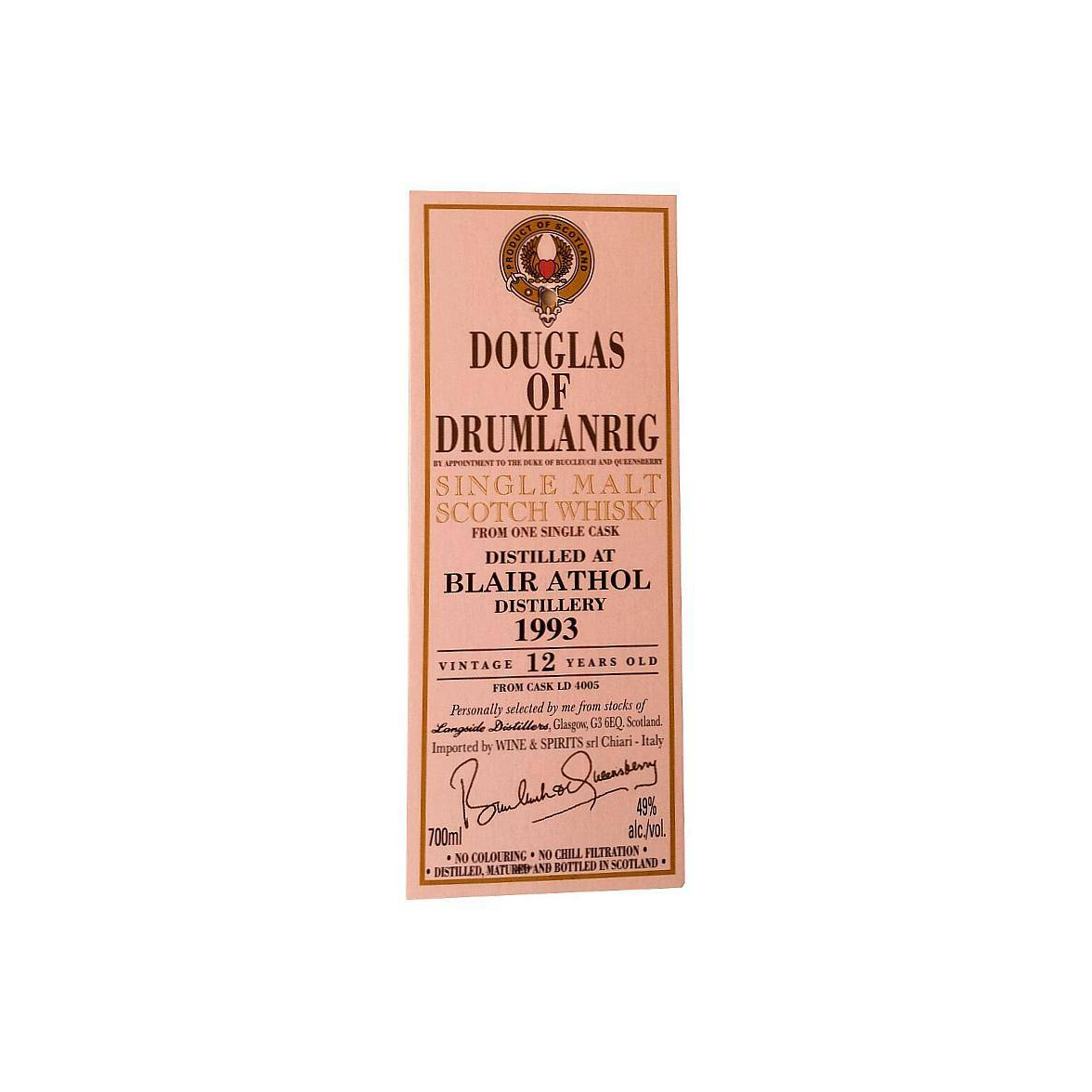 Blair Athol 1993 12 Years Single Malt Whisky 3