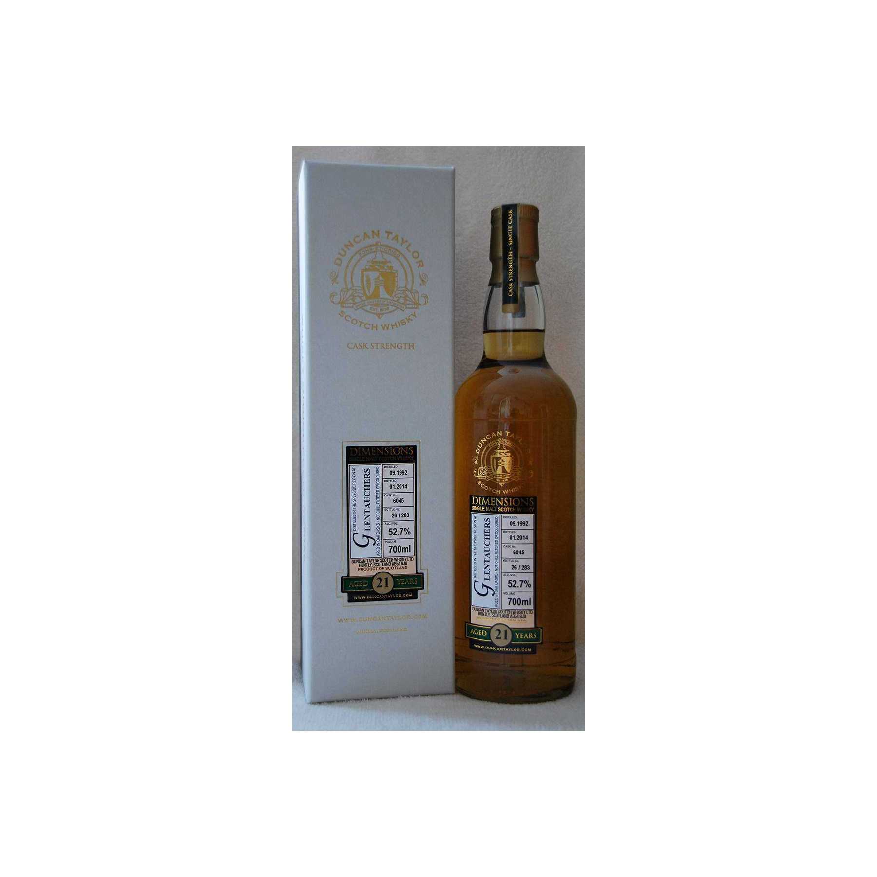 Glentauchers Dimensions 1992 21 Years Single Malt Whisky 2