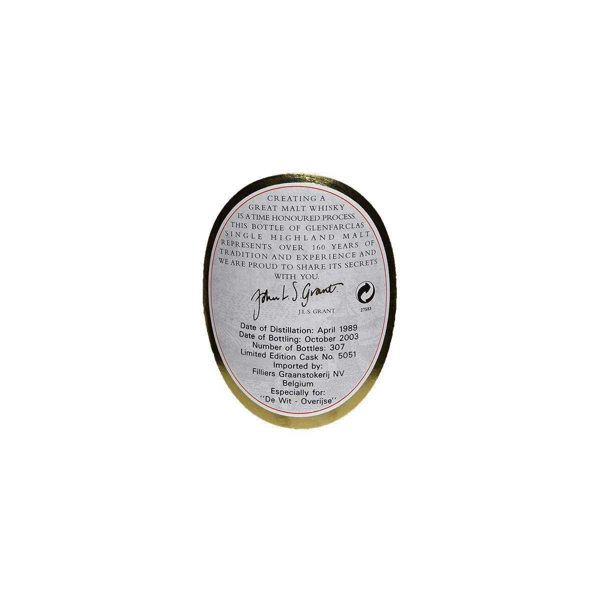 Glenfarclas 1989 14 Years Single Malt Whisky 3