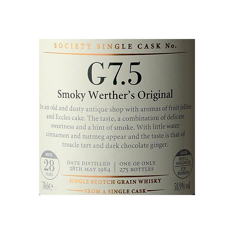 The Scotch Malt Whisky Society 1984 28 Years Single Grain Whisky 2