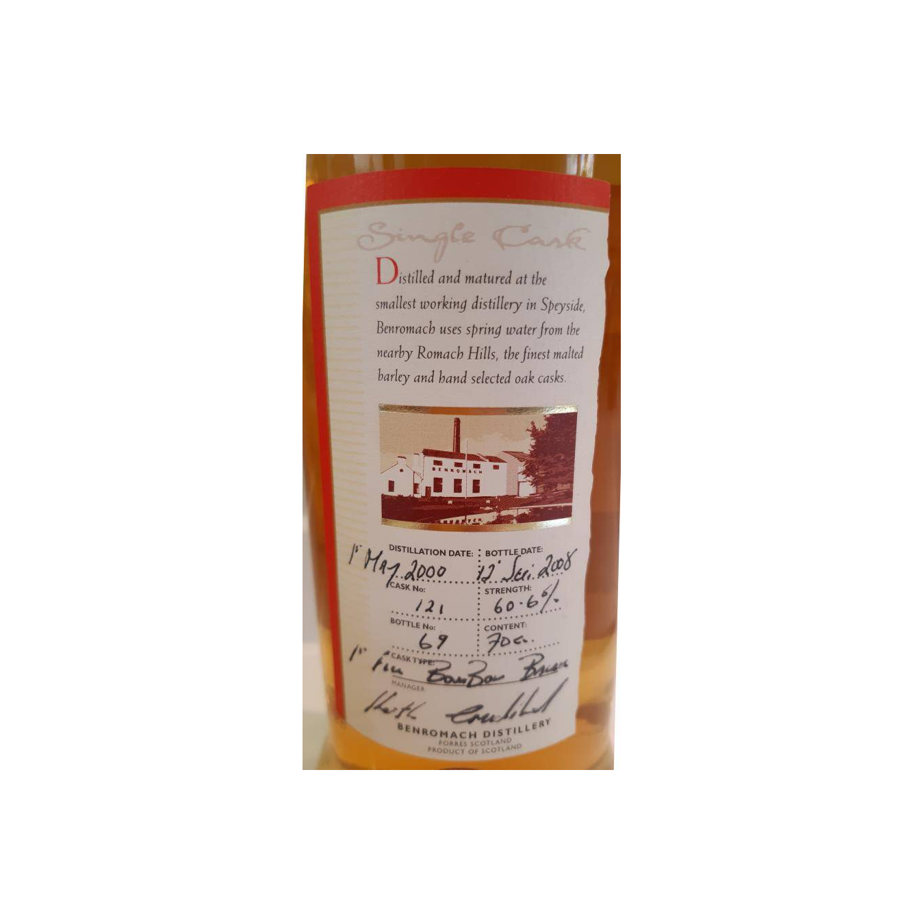 Benromach 2000 8 Years Single Malt Whisky 2