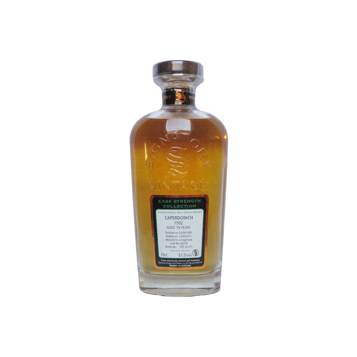 Caperdonich Cask Strength Collection 1992 19 Years Single Malt Whisky