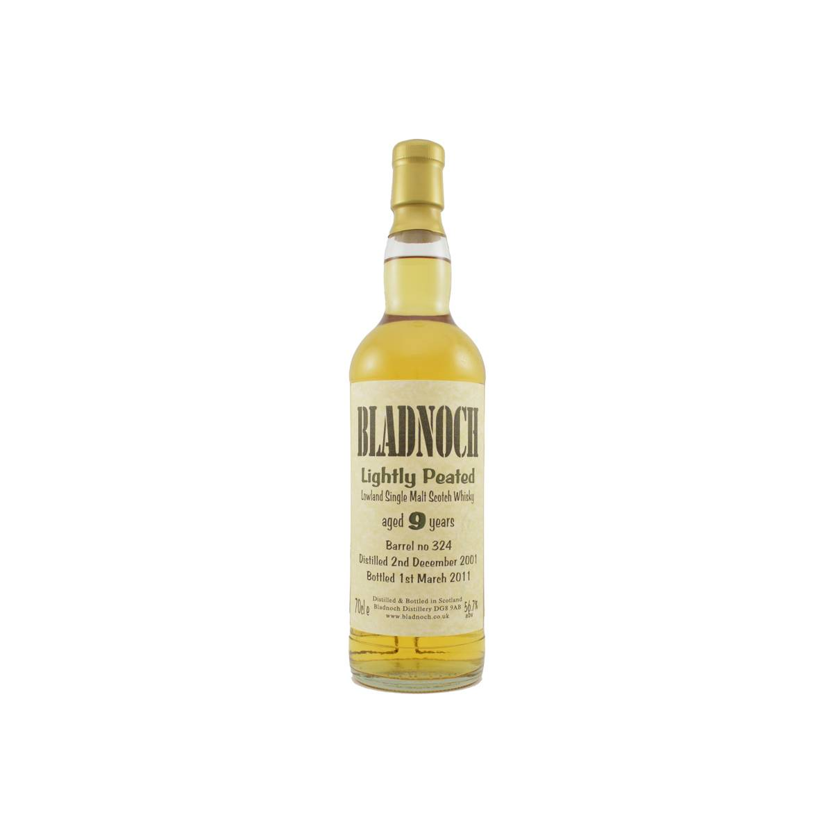 Bladnoch 2001 9 Years Single Malt Whisky
