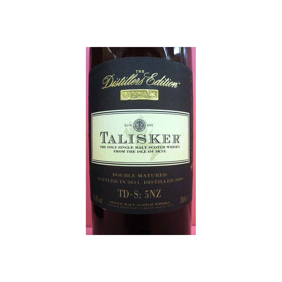 Talisker The Distillers Edition 2000 11 Years Single Malt Whisky 2