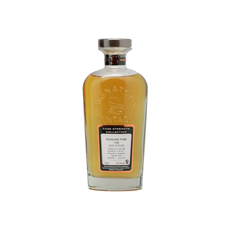 Highland Park Cask Strength Collection 1986 24 Years Single Malt Whisky