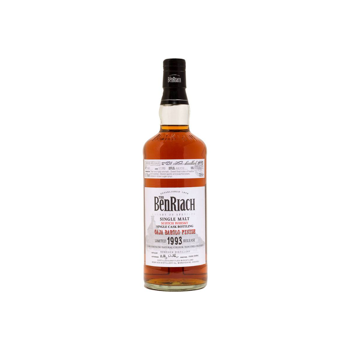 BenRiach 1993 17 Years Single Malt Whisky