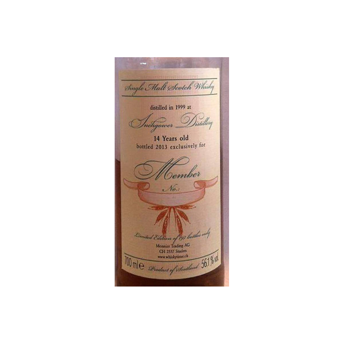 Inchgower 1999 14 Years Single Malt Whisky 2