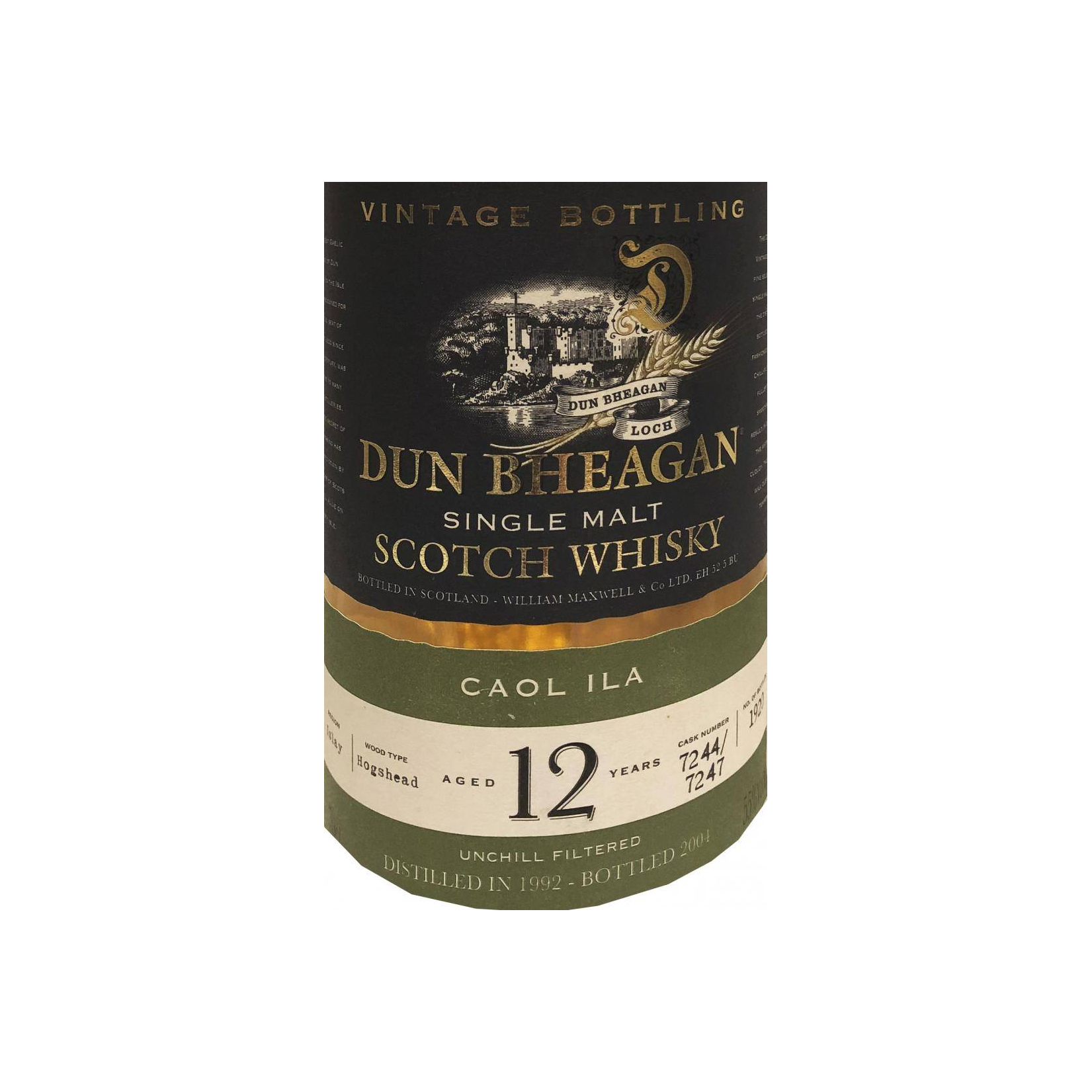 Caol Ila 1992 12 Years Single Malt Whisky 2