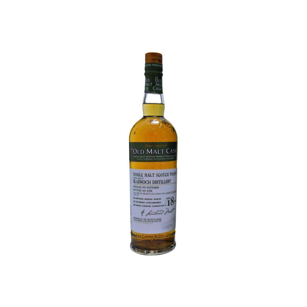Bladnoch Old Malt Cask 1992 18 Years Single Malt Whisky