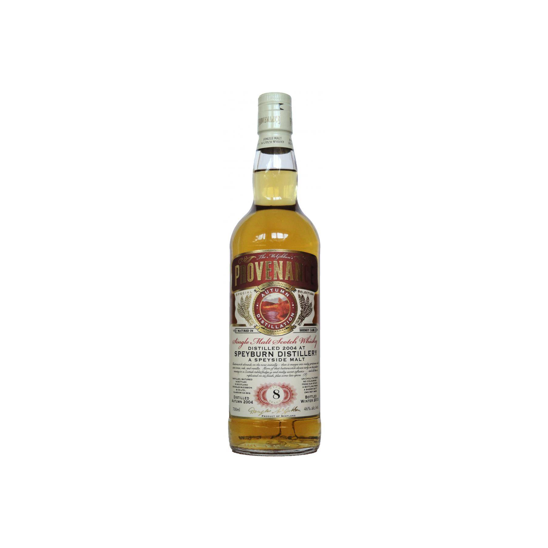Spey McGibbon's Provenance 2004 8 Years Single Malt Whisky