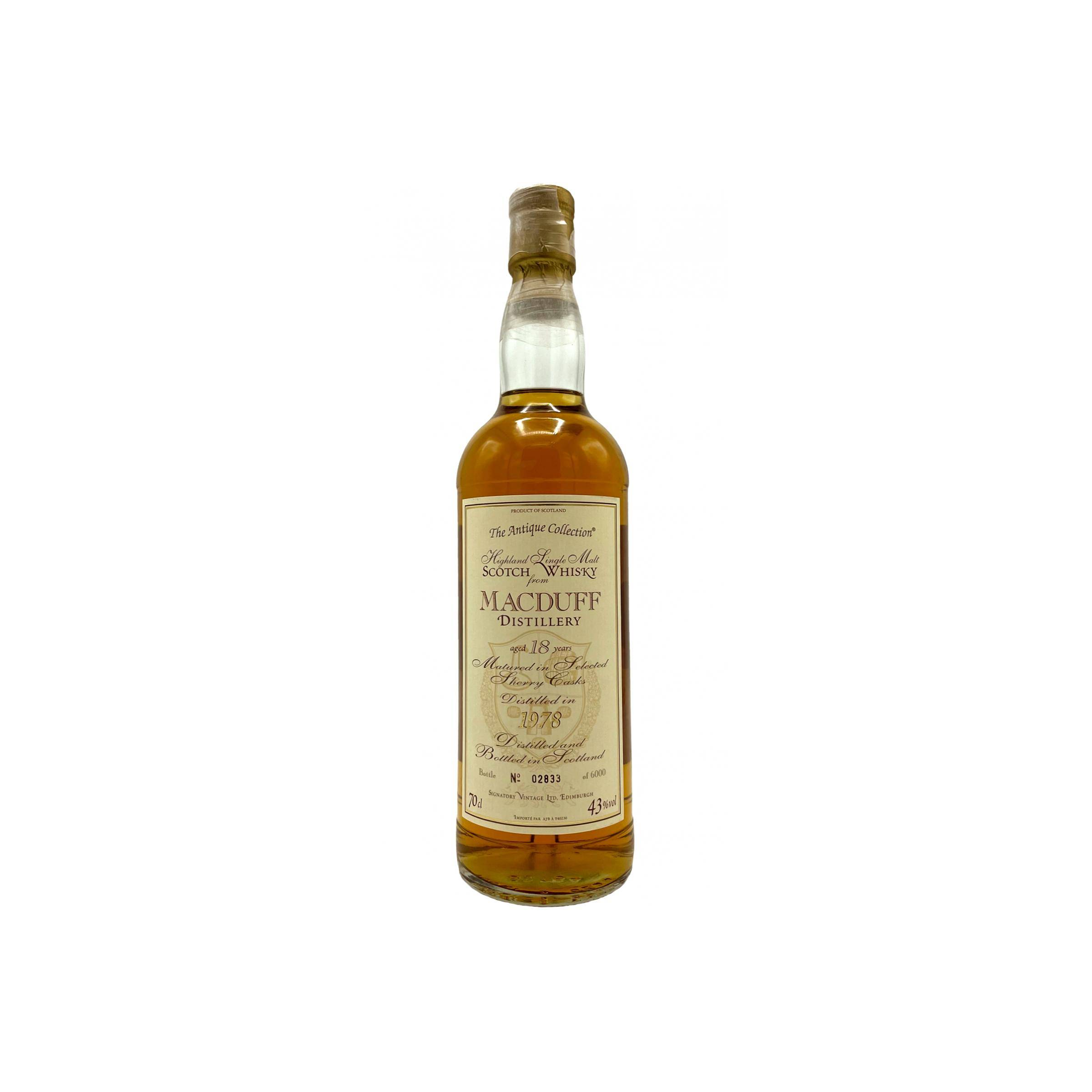 Macduff 1978 18 Years Single Malt Whisky