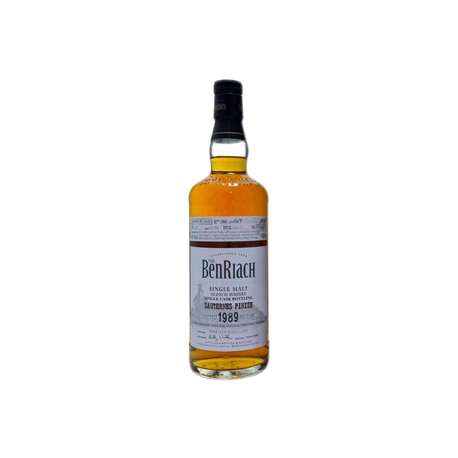 BenRiach 1989 22 Years Single Malt Whisky