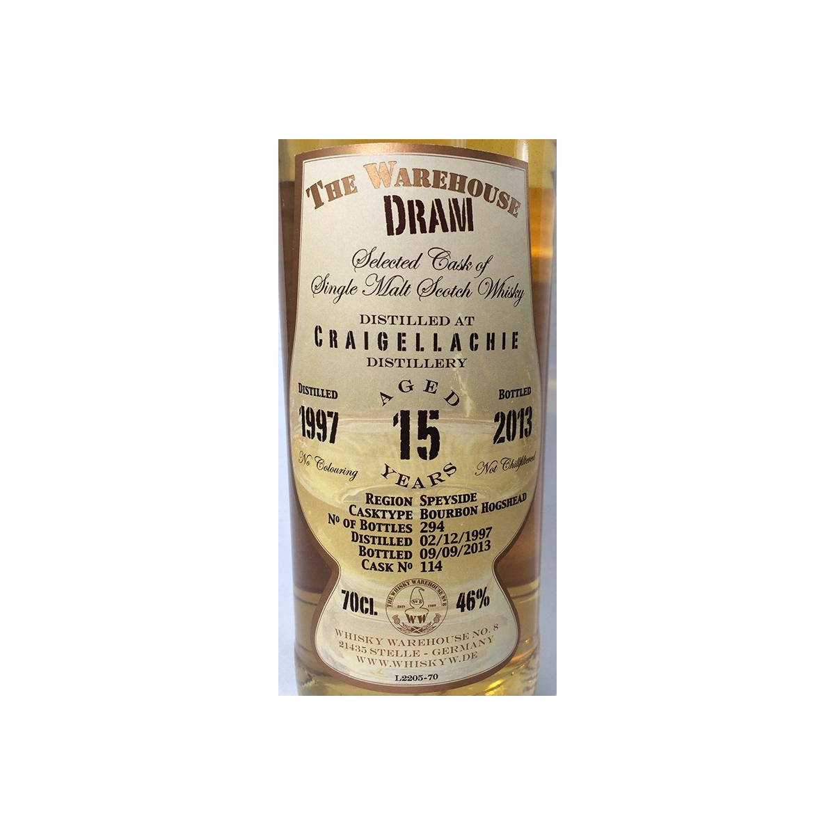 Craigellachie 1997 15 Years Single Malt Whisky 2