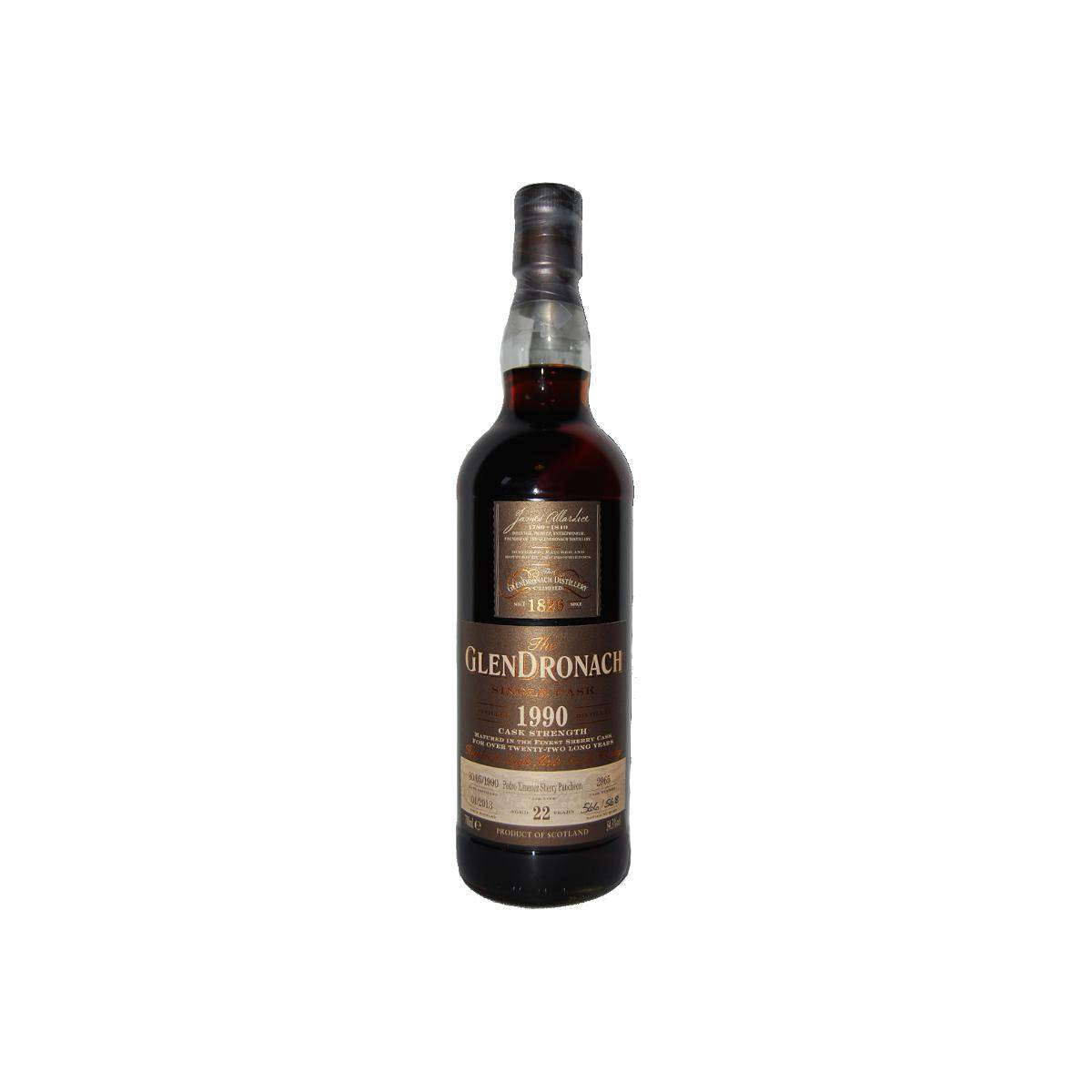 GlenDronach Single Cask 1990 22 Years Single Malt Whisky
