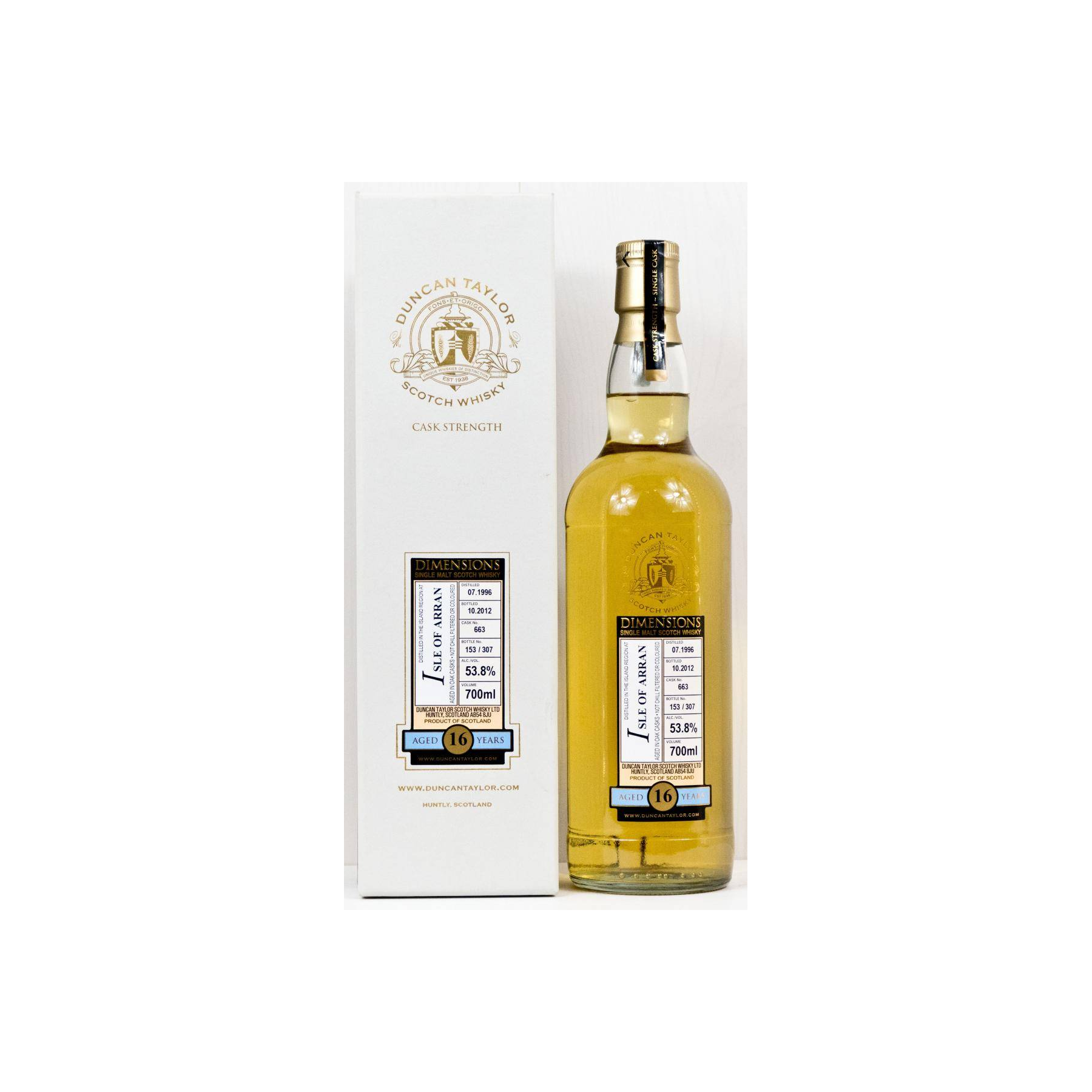 Arran Dimensions 1996 16 Years Single Malt Whisky 2