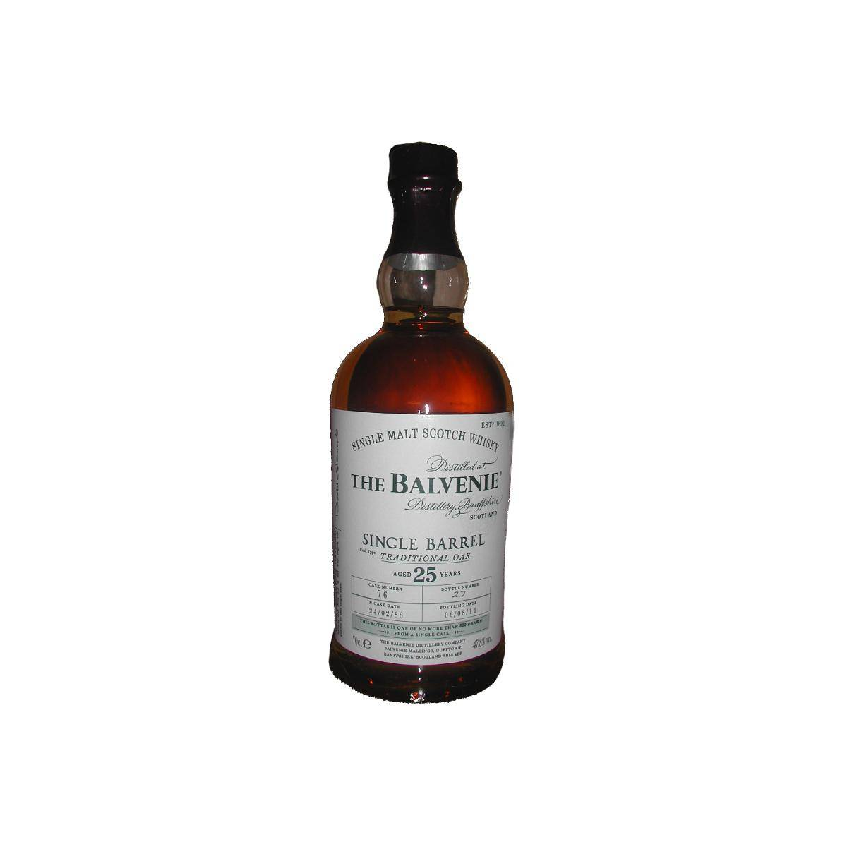 The Balvenie Single Cask 1988 25 Years Single Malt Whisky