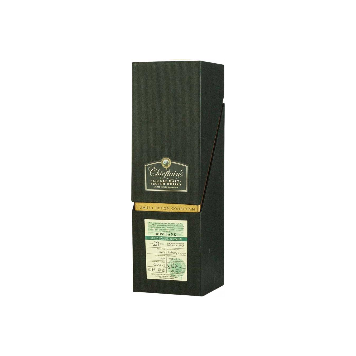Rosebank 1990 20 Years Single Malt Whisky 2