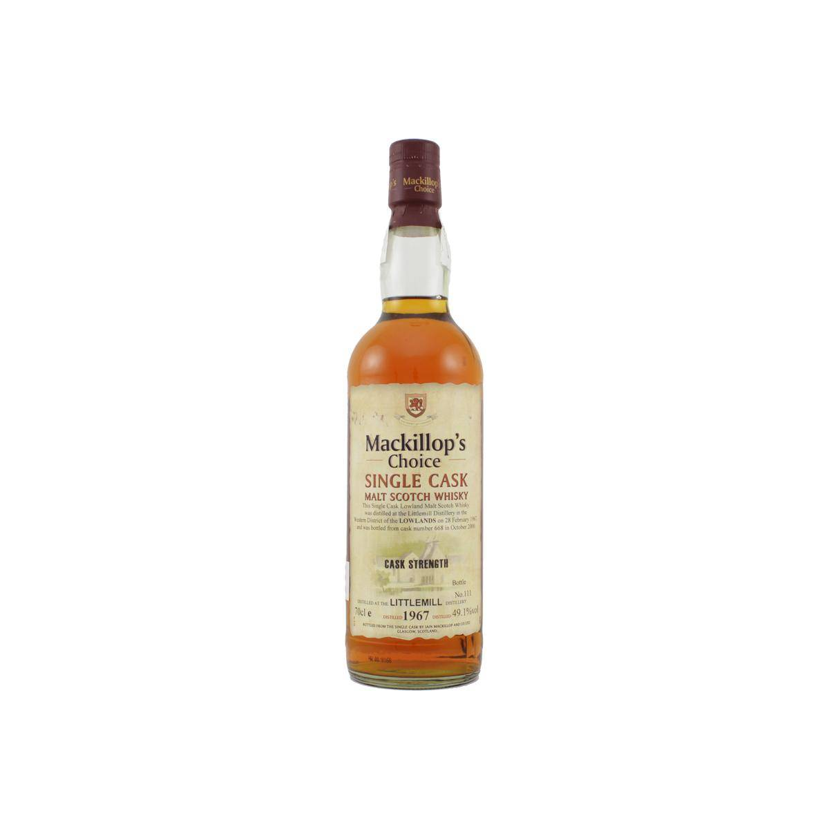 Littlemill Single Cask 1967 33 Years Single Malt Whisky