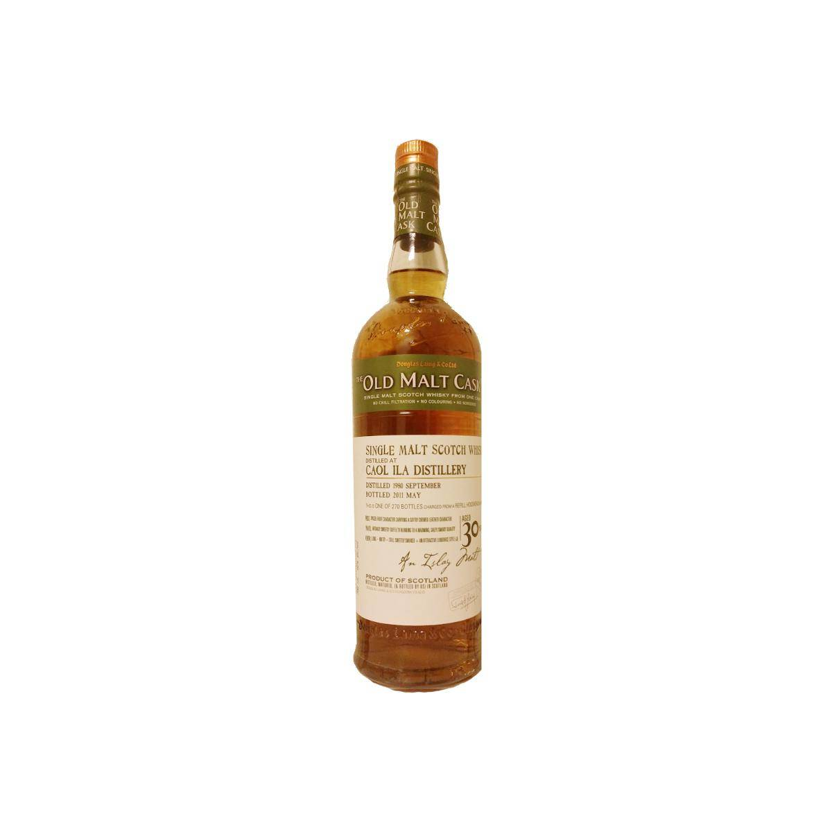 Caol Ila Old Malt Cask 1980 30 Years Single Malt Whisky