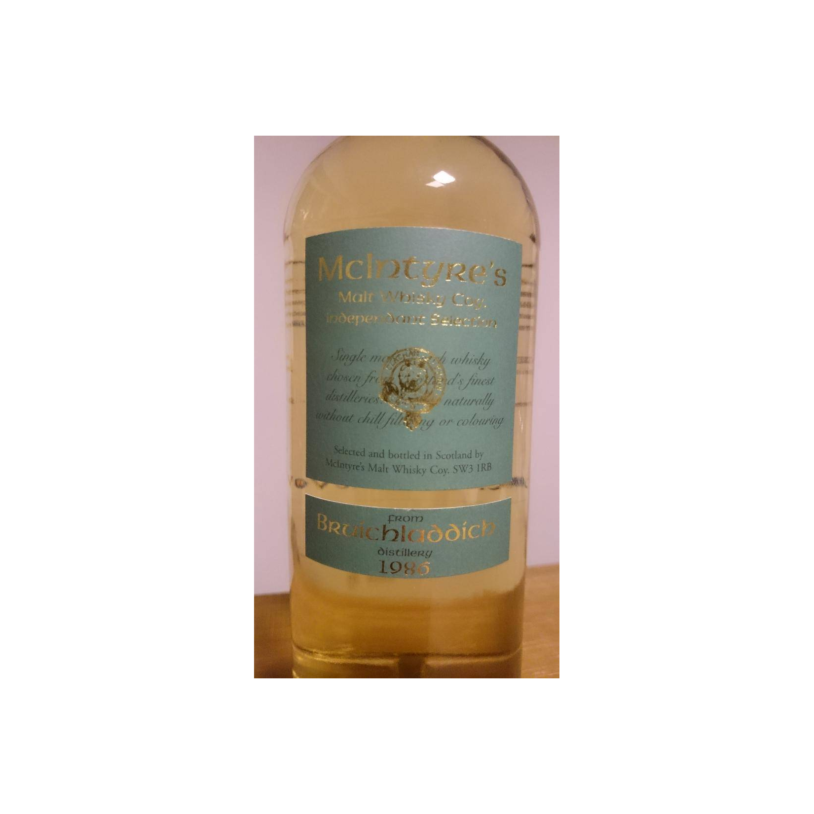 Bruichladdich 1986 Single Malt Whisky 2