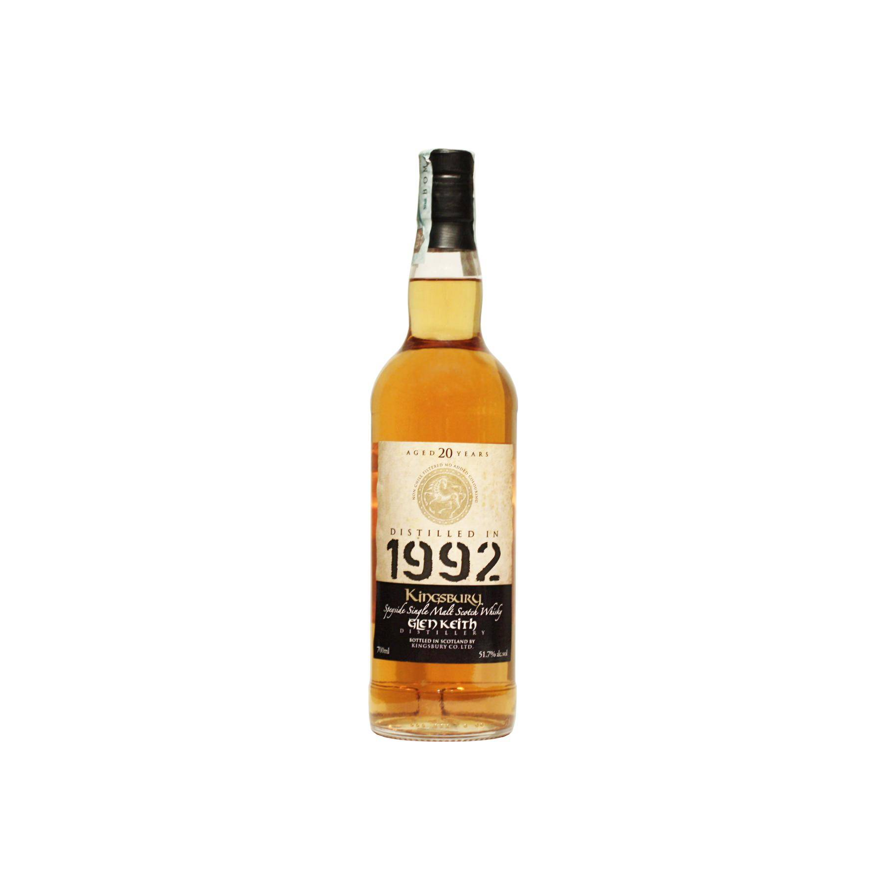 Glen Keith 1992 20 Years Single Malt Whisky