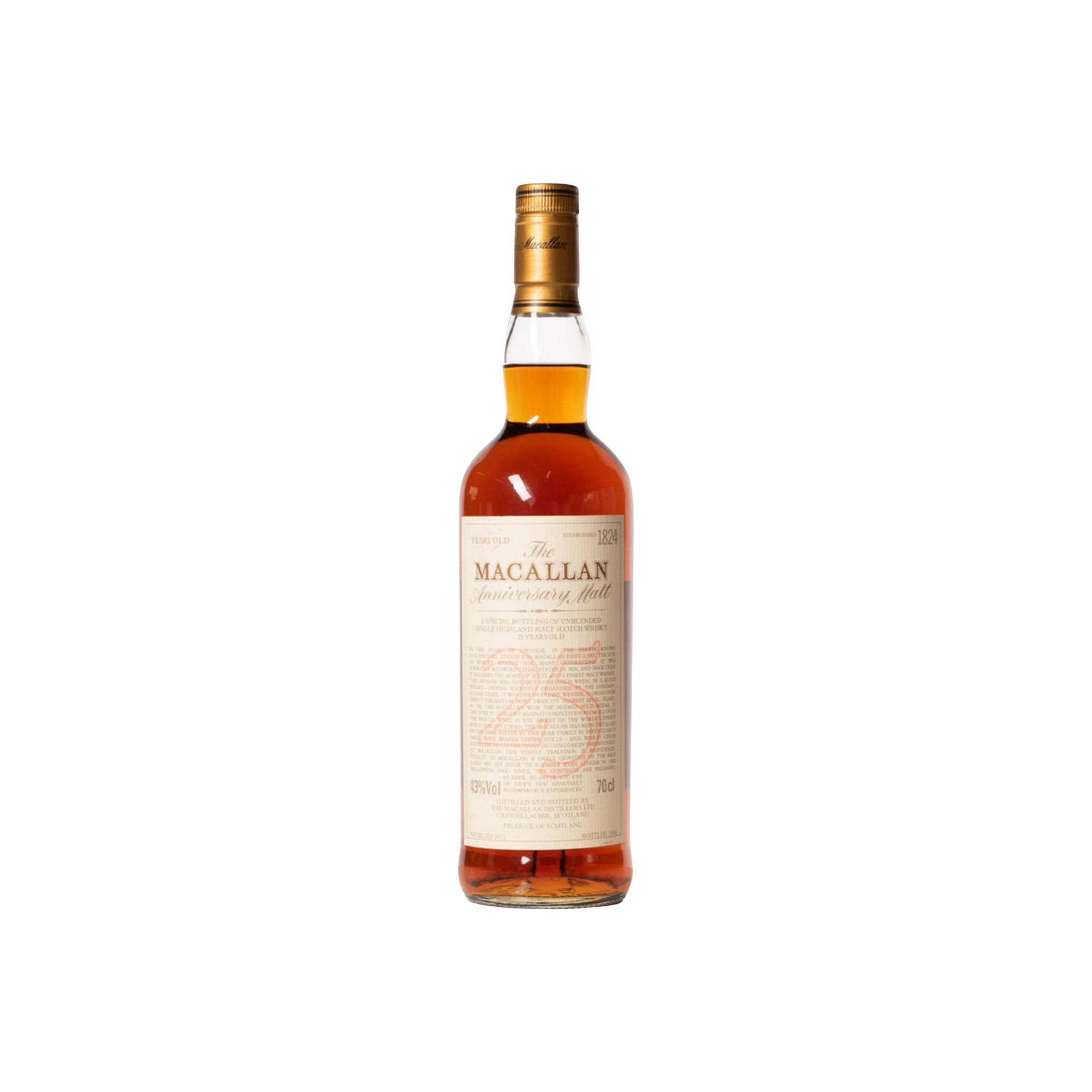 The Macallan 1972 25 Years Single Malt Whisky