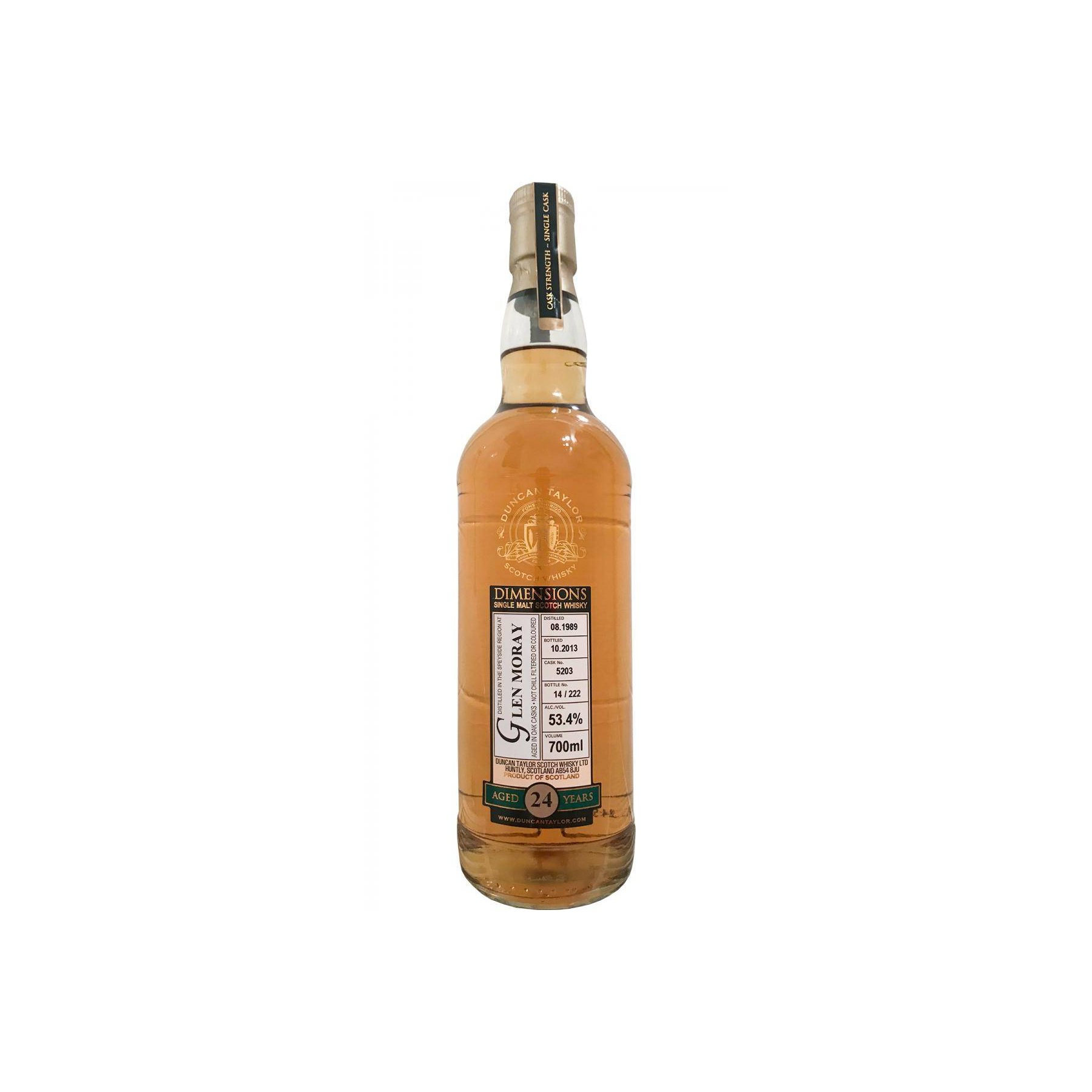 Glen Moray Dimensions 1989 24 Years Single Malt Whisky