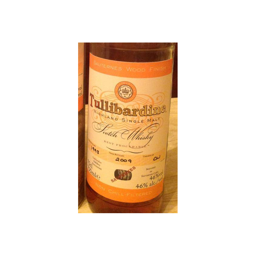 Tullibardine 1993 16 Years Single Malt Whisky