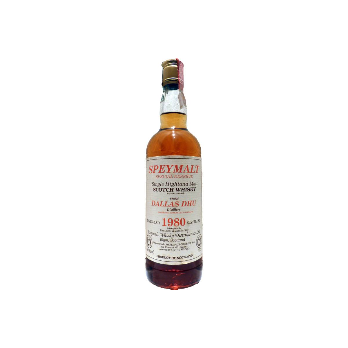 Dallas Dhu 1980 Single Malt Whisky