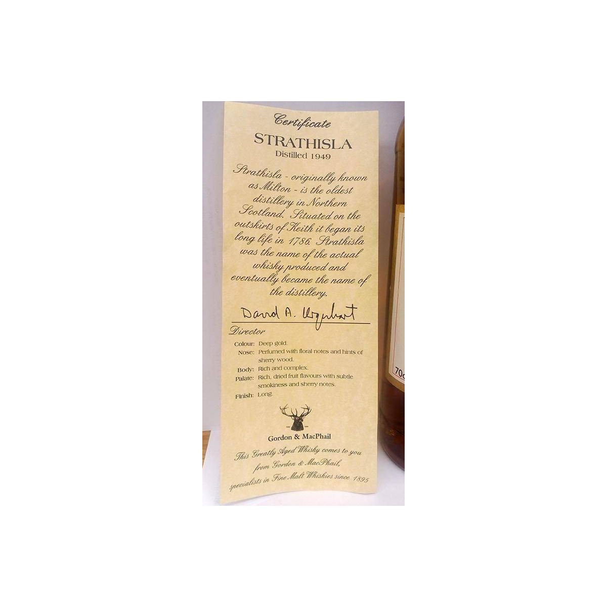 Strathisla Licensed Bottling 1949 56 Years Single Malt Whisky 3