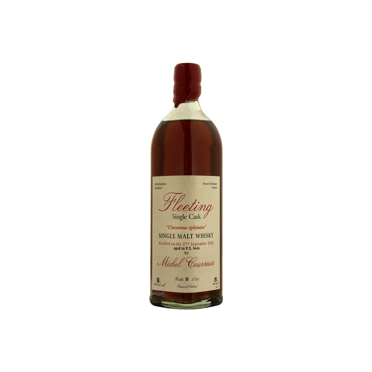 Michel Couvreur 1993 Single Malt Whisky
