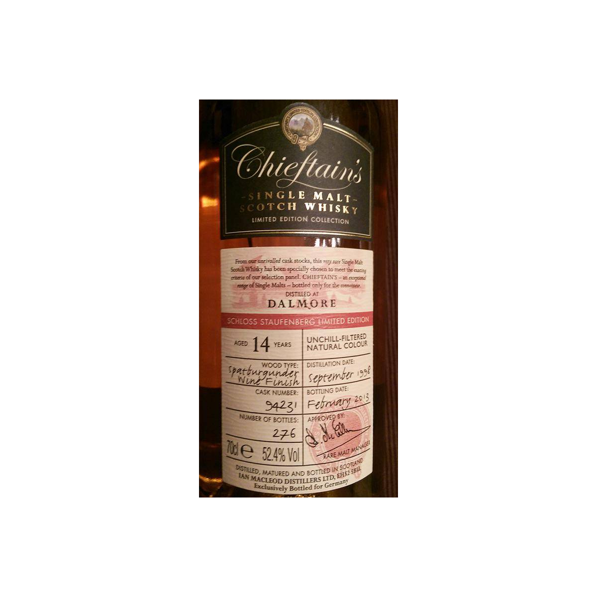 The Dalmore 1998 14 Years Single Malt Whisky 2