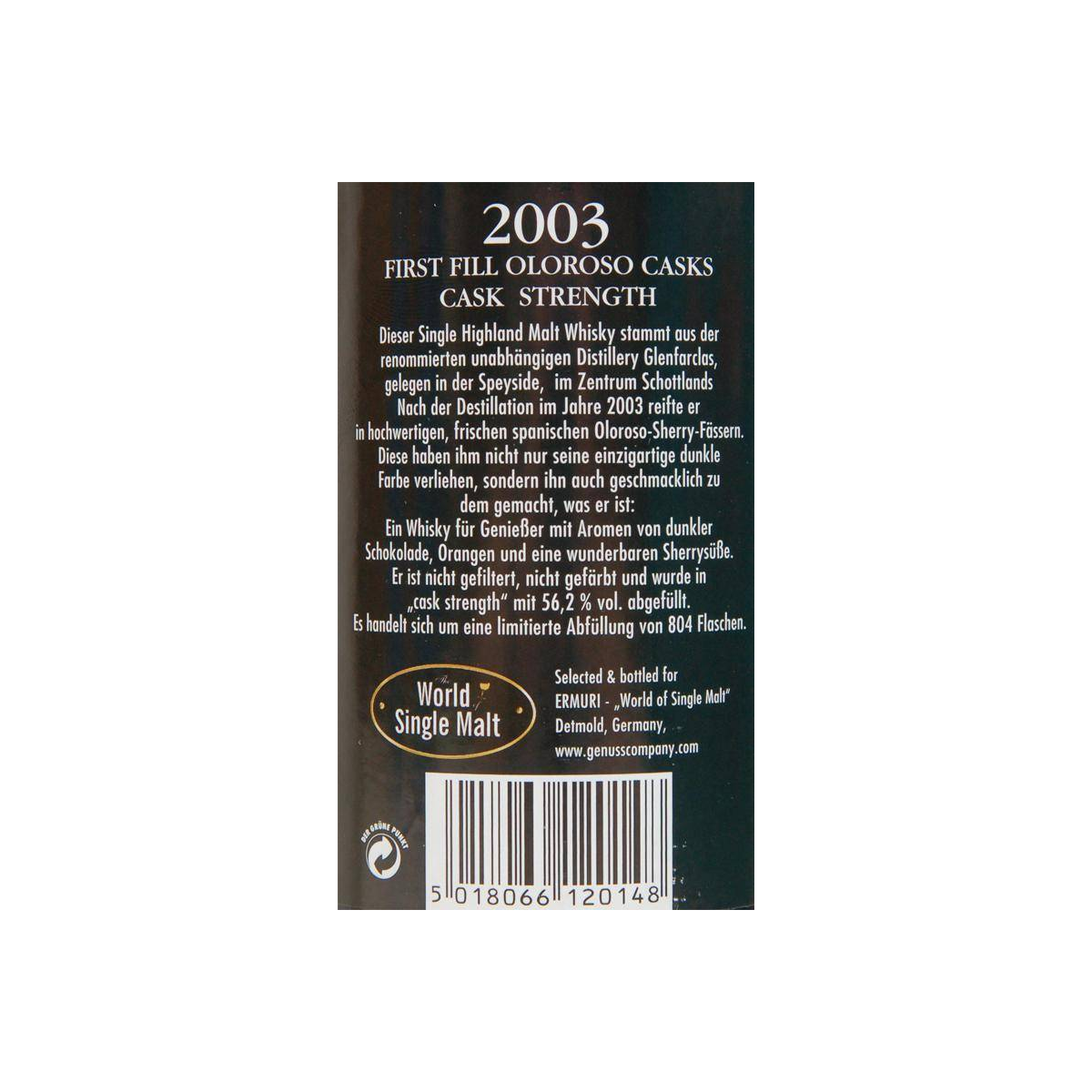 Glenfarclas 2003 8 Years Single Malt Whisky 4