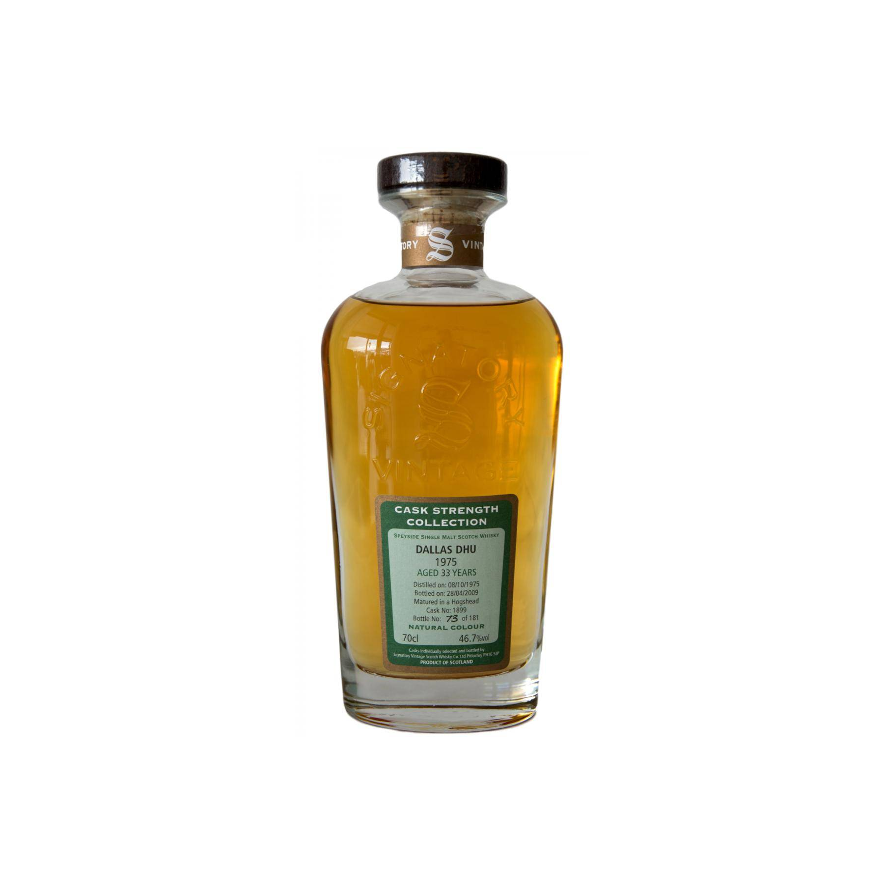 Dallas Dhu Cask Strength Collection 1975 33 Years Single Malt Whisky