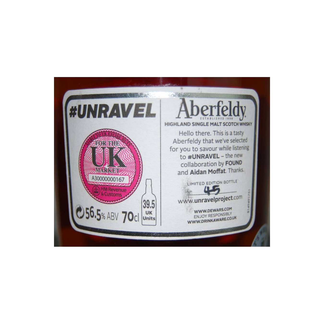 Aberfeldy Single Cask Single Malt Whisky 3