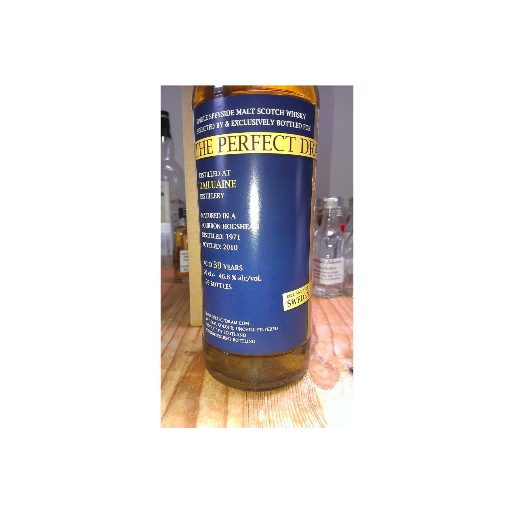 Dailuaine 1971 39 Years Single Malt Whisky 2