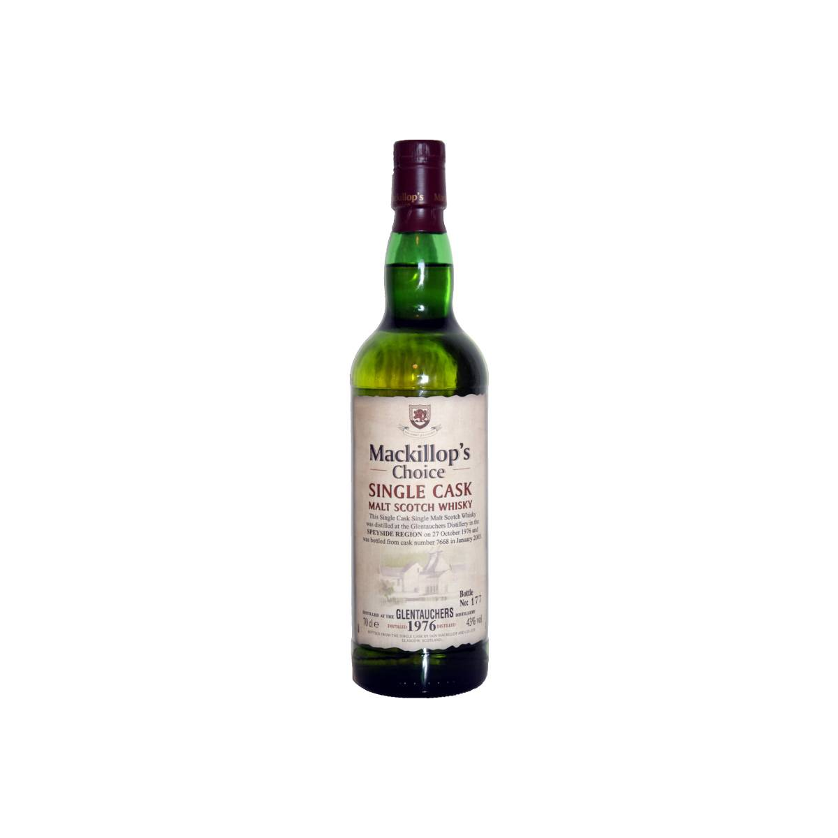 Glentauchers Single Cask 1976 28 Years Single Malt Whisky