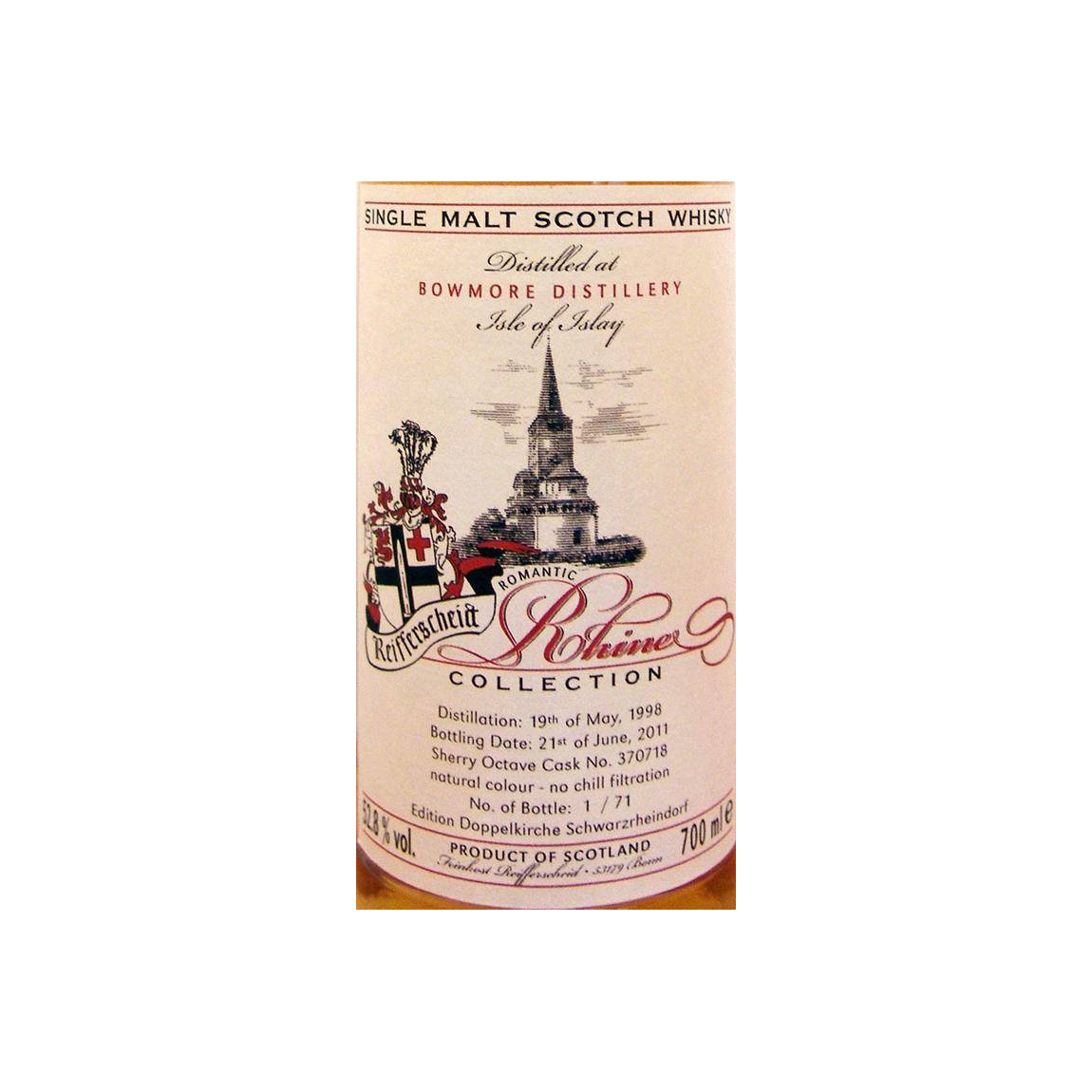 Bowmore 1998 13 Years Single Malt Whisky 2