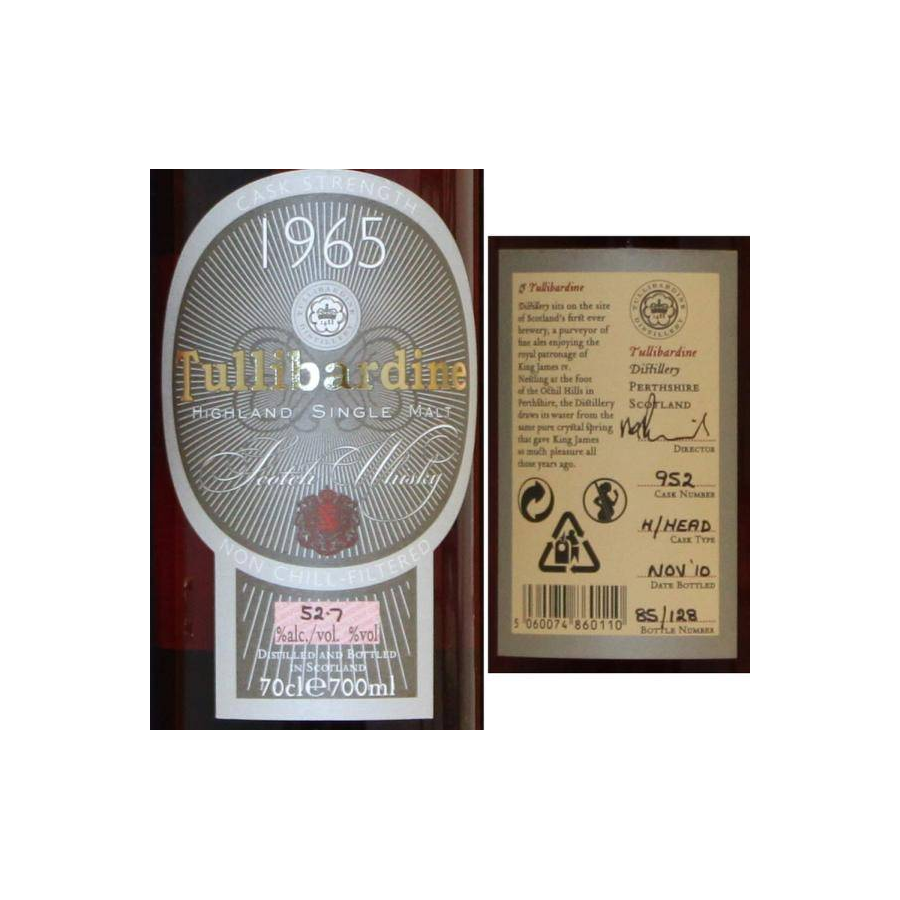 Tullibardine 1965 45 Years Single Malt Whisky