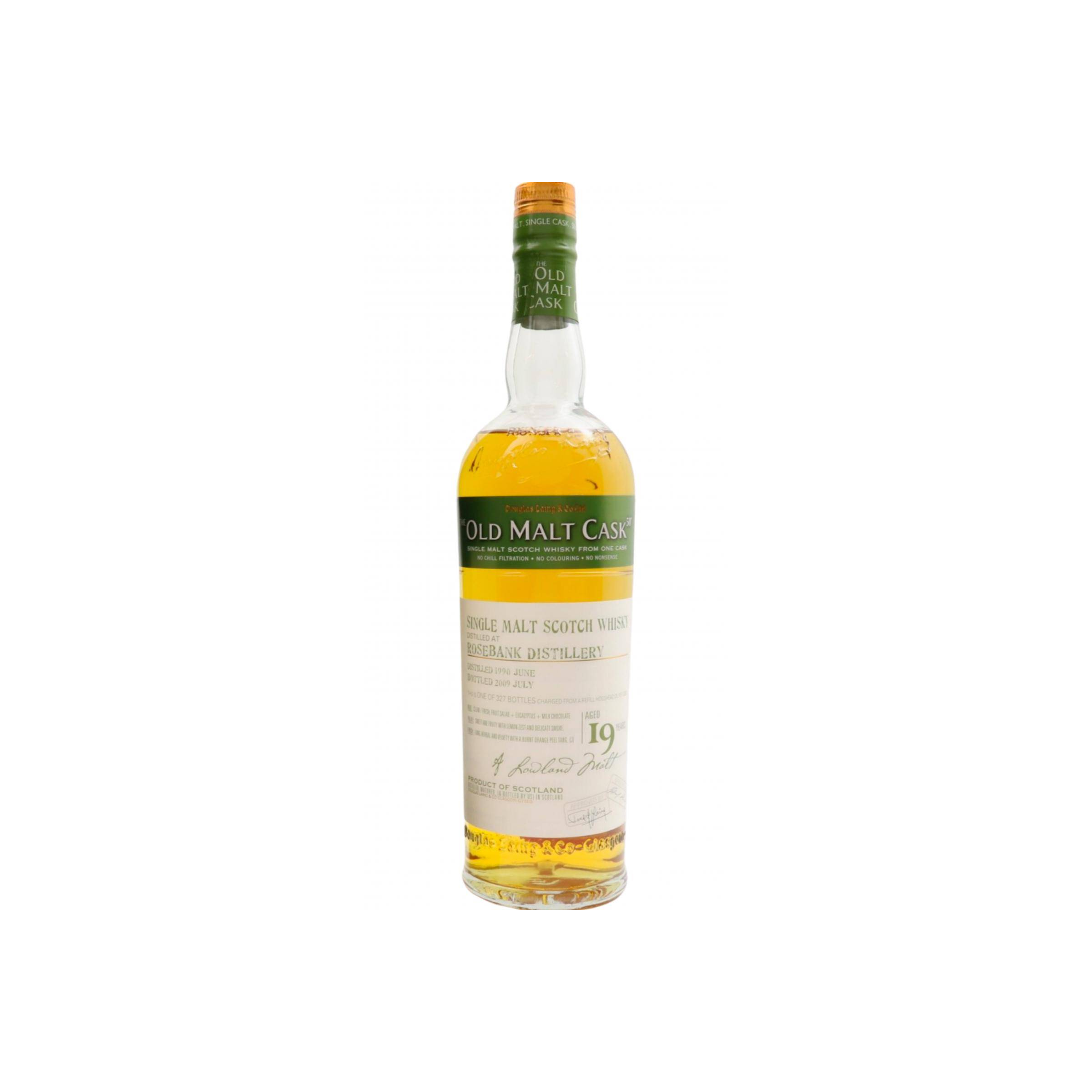 Rosebank Old Malt Cask 1990 19 Years Single Malt Whisky