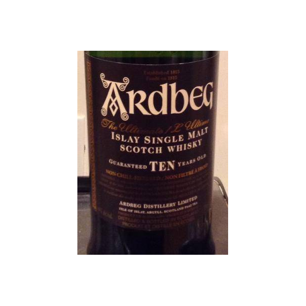 Ardbeg 10 Years Single Malt Whisky