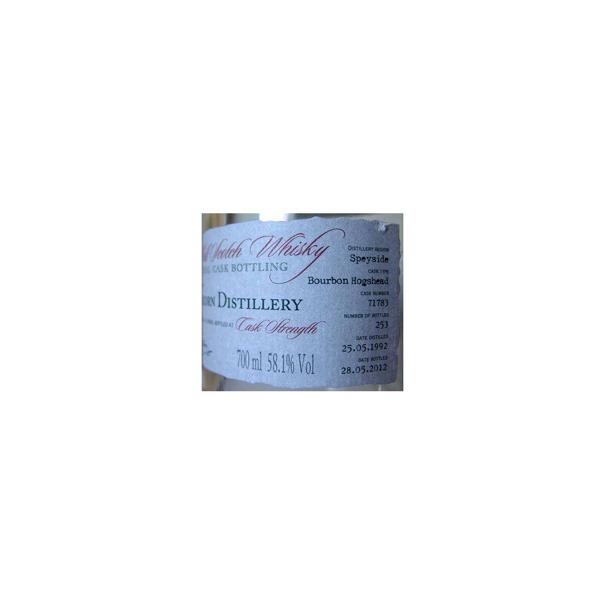 Longmorn Individual Cask Bottling 1992 20 Years Single Malt Whisky 3