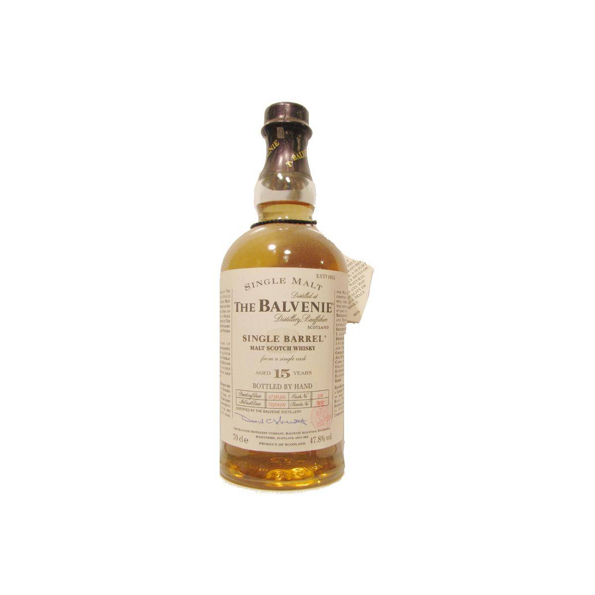 The Balvenie Single Cask 1991 15 Years Single Malt Whisky