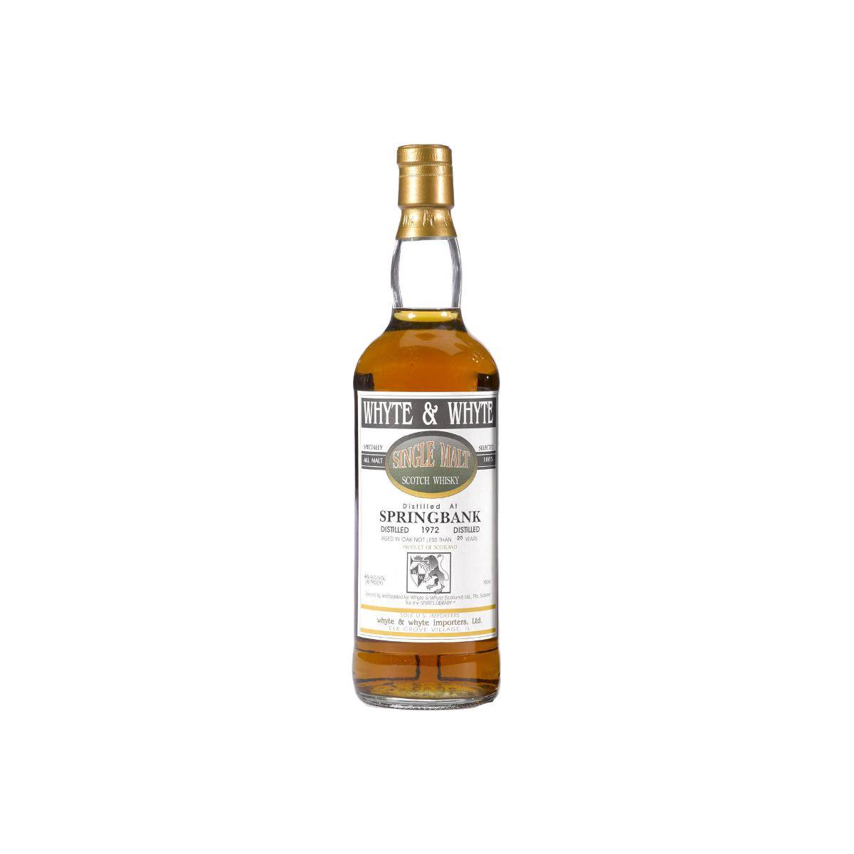 Springbank 1972 20 Years Single Malt Whisky