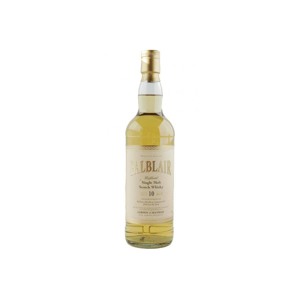 Balblair Licensed Bottling 10 Years Single Malt Whisky