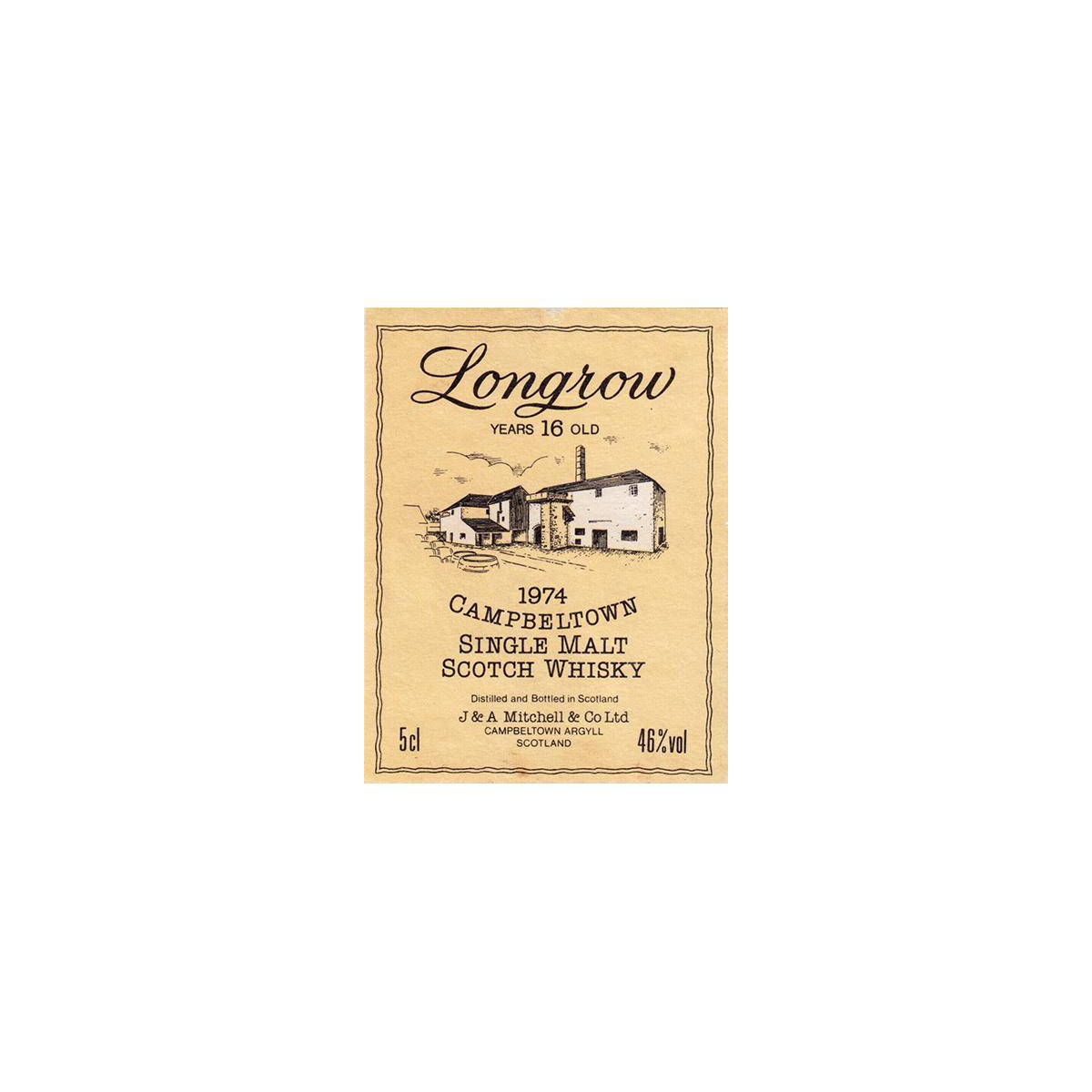 Longrow 1974 16 Years Single Malt Whisky 3