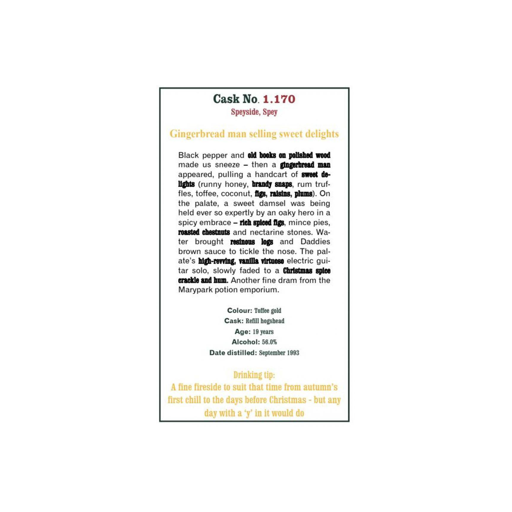 The Scotch Malt Whisky Society 1993 19 Years Single Malt Whisky