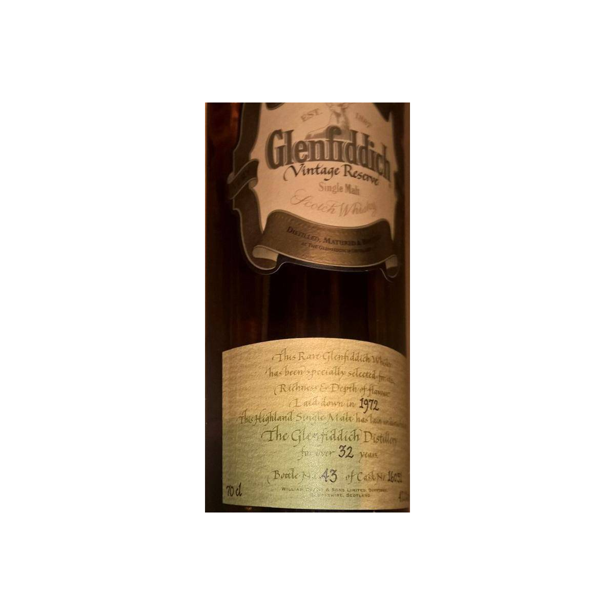 Glenfiddich 1972 32 Years Single Malt Whisky 2